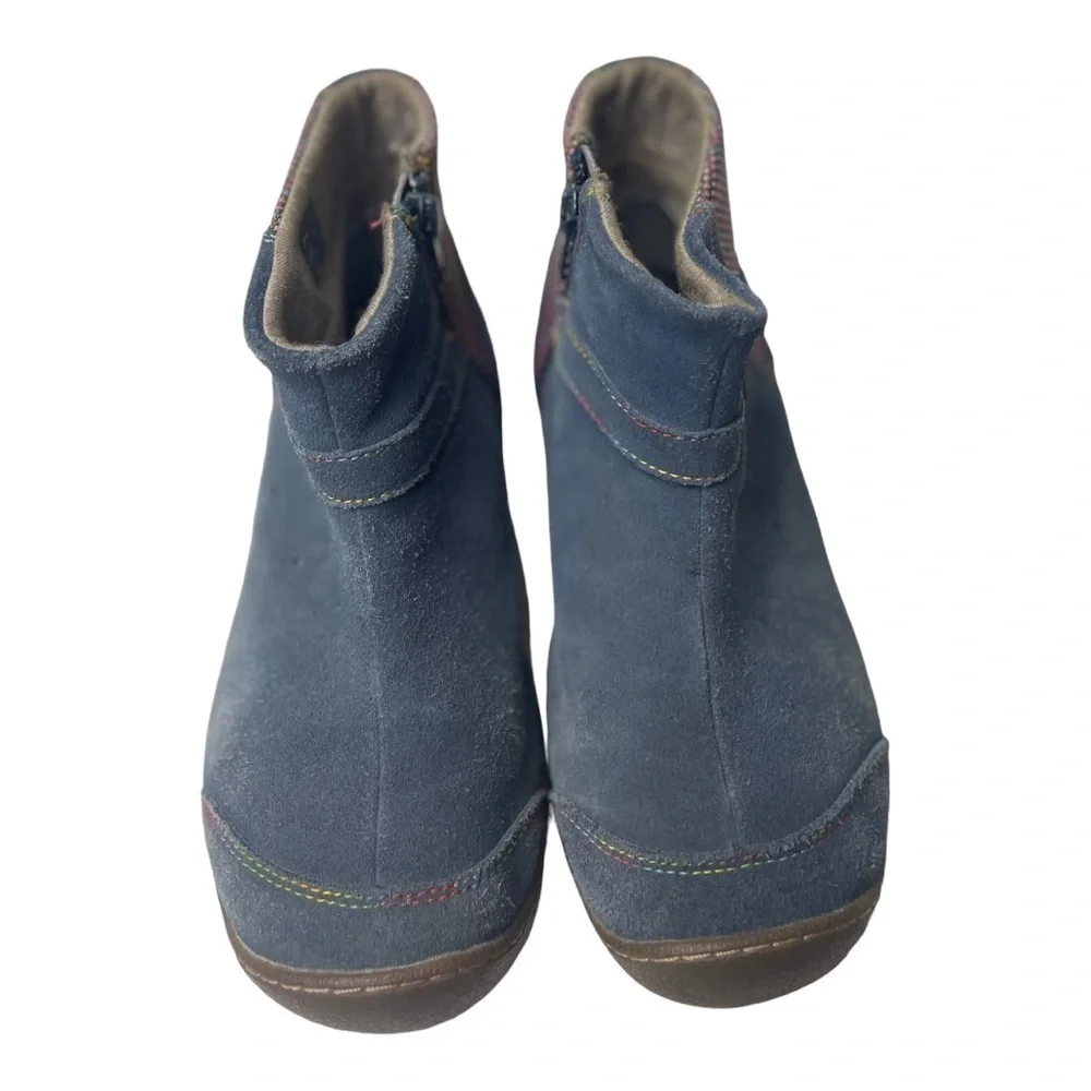 Keen Girls Blue Suede Ankle Boots